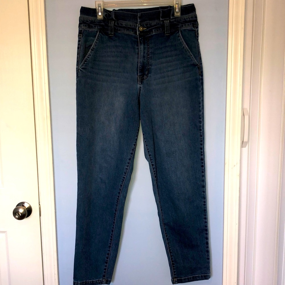 Ruffle Top Jeans